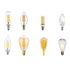 6-light Modern Globe Black Semi Flush Mount Ceiling Light Fixture for Bedroom
